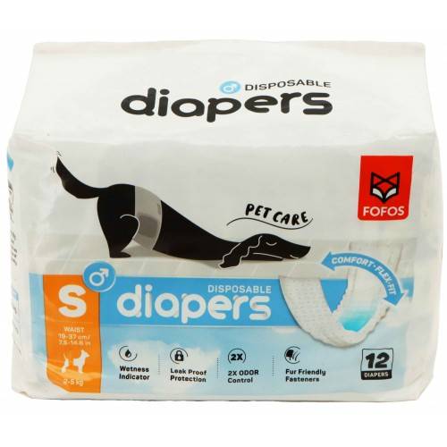 FOFOS DISPOSABLE DIAPERS FOR MALE DOGS